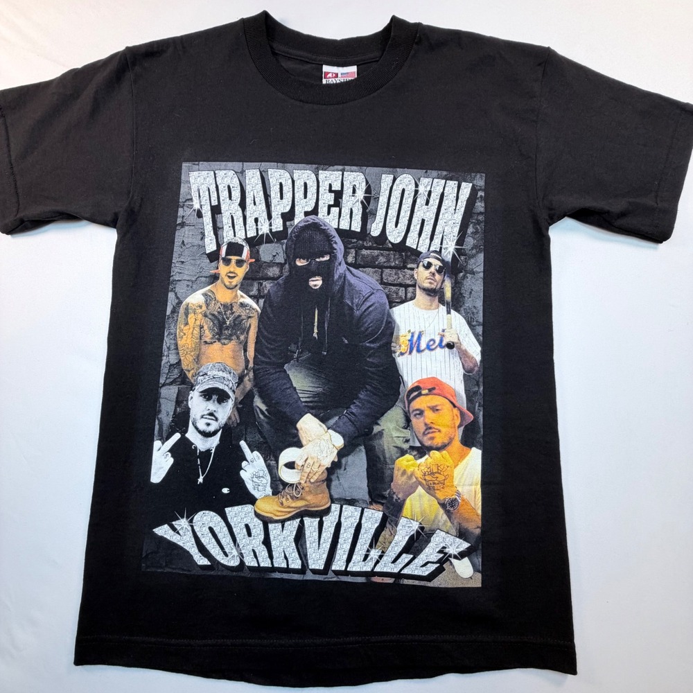 Trapper John Yorkville 40th Anniversary Tour T Shirt 2017 USA Bayside Mens M
